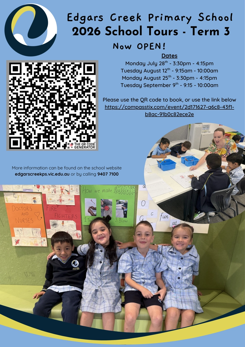 Term 3 School Tours Edgars Creek PS